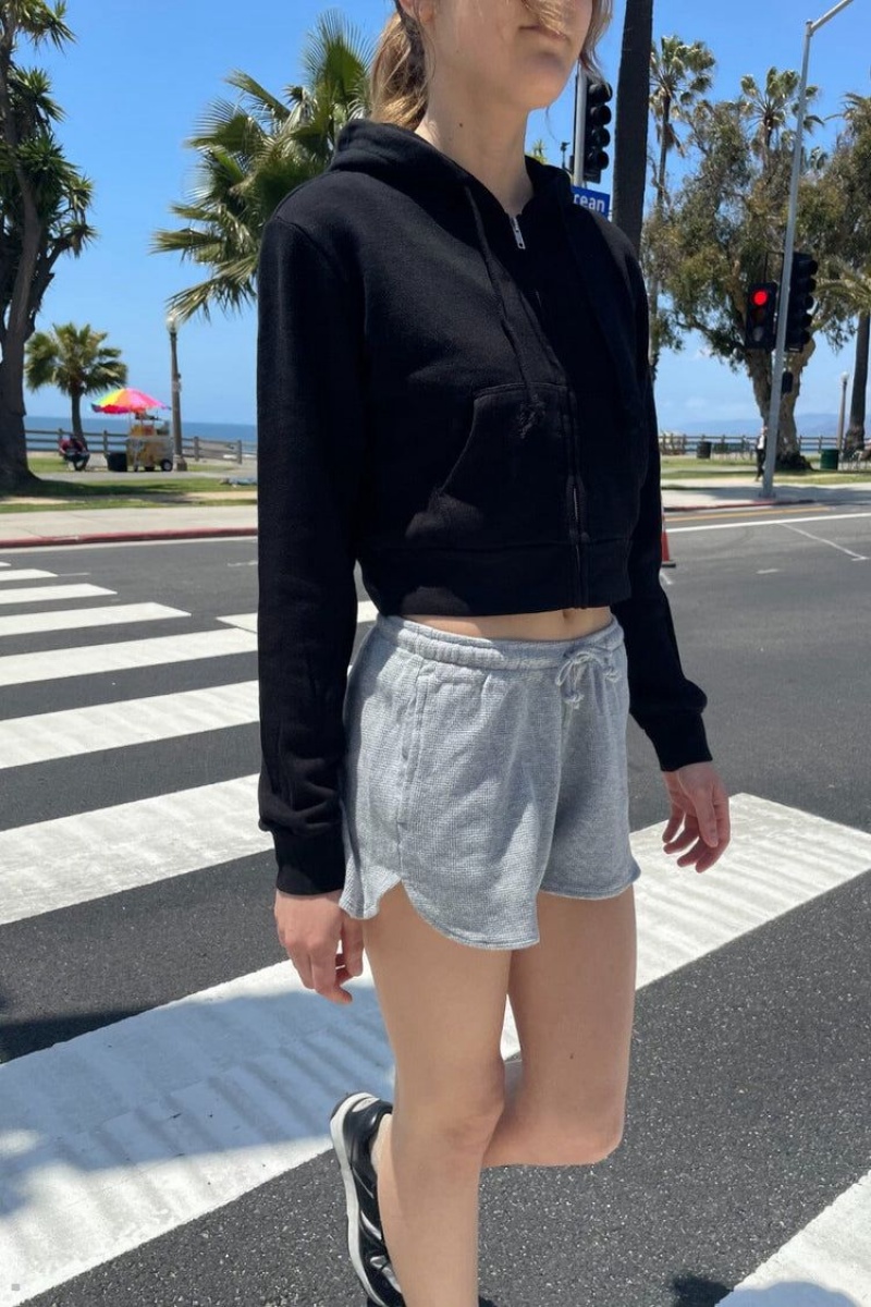 Sweat a Capuche Brandy Melville Crystal Noir | VDE-10153307